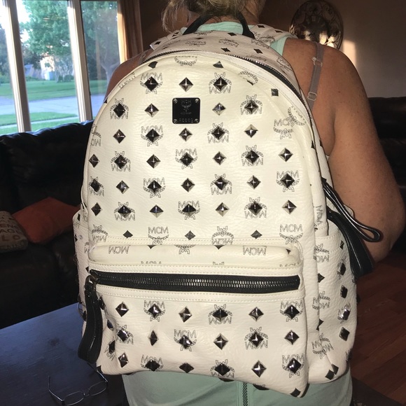 MCM Studded Backpack main image 8